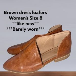 Brown loafers woman’s size 8
